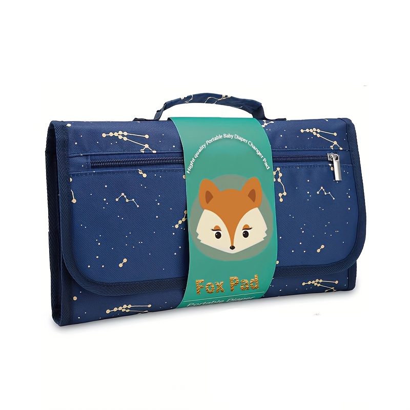 Portable Diaper Changing Pad with Tissue Storage Bag