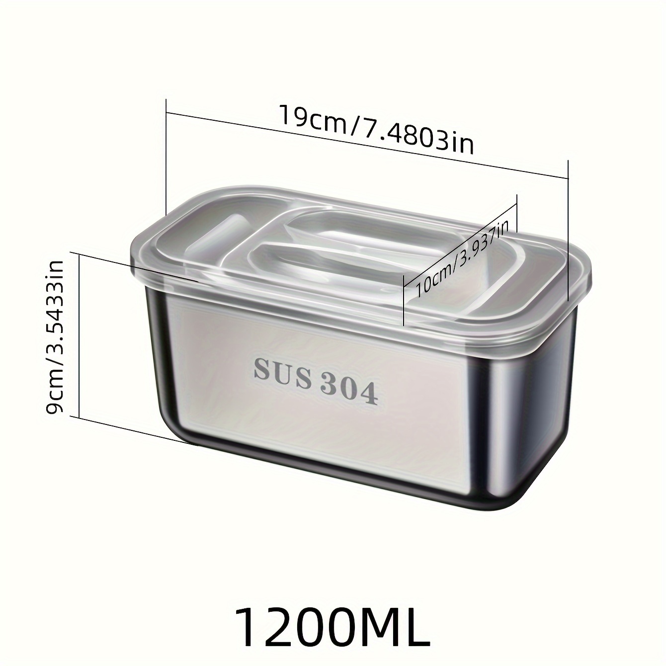 1 stainless steel biscuit box double layer retail storage box home office desktop nut   snack storage box grape cherry cleaning drain basket lazy entertainment snack box refrigerator fresh keeping box
