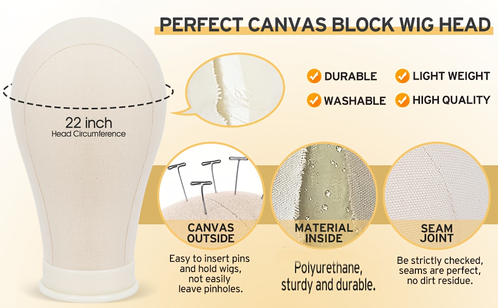 cabeça de peruca de tela de 22 polegadas com suporte, cabeça de   de peruca com suporte, suporte de mesa para peruca com tripé para exibição de fabricação de perucas,  , presente de páscoa para   da mãe detalhes 1