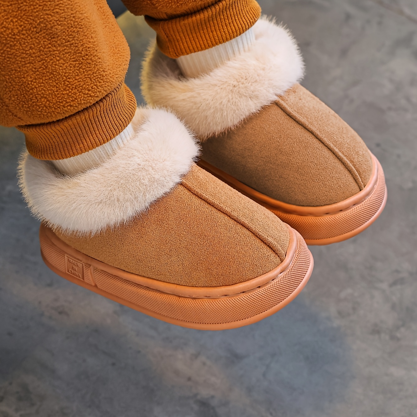 botas nieve invierno cuello peluche forro abrigado Temu Argentina