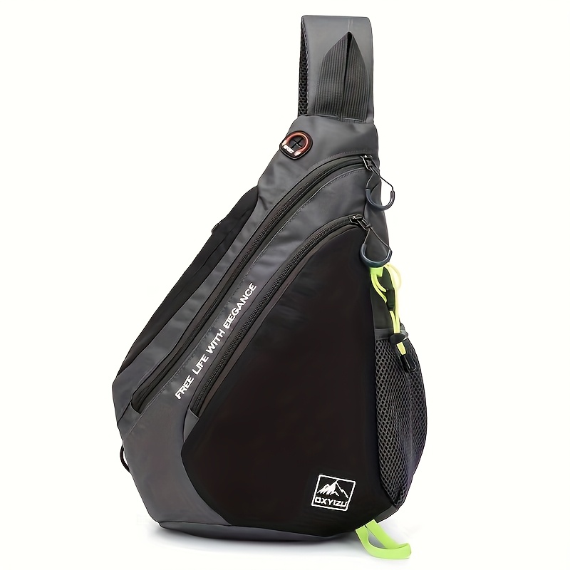 E-shop Unisex Wanderrucksack. Mehrere Fächer. Mehrere Reißverschlüsse. für den städtischen Pendelverkehr. Tägliche Pendler-Umhängetasche. Brusttasche.