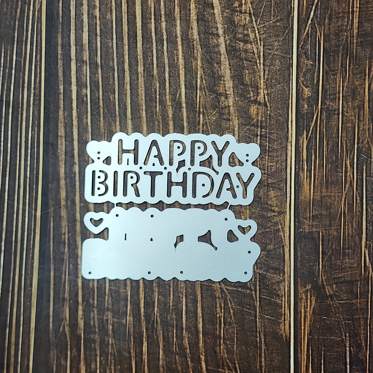 Fustelle Per Biglietti Happy Birthday | Set 4 Pezzi In Acciaio Per Scrapbooking E Decorazioni