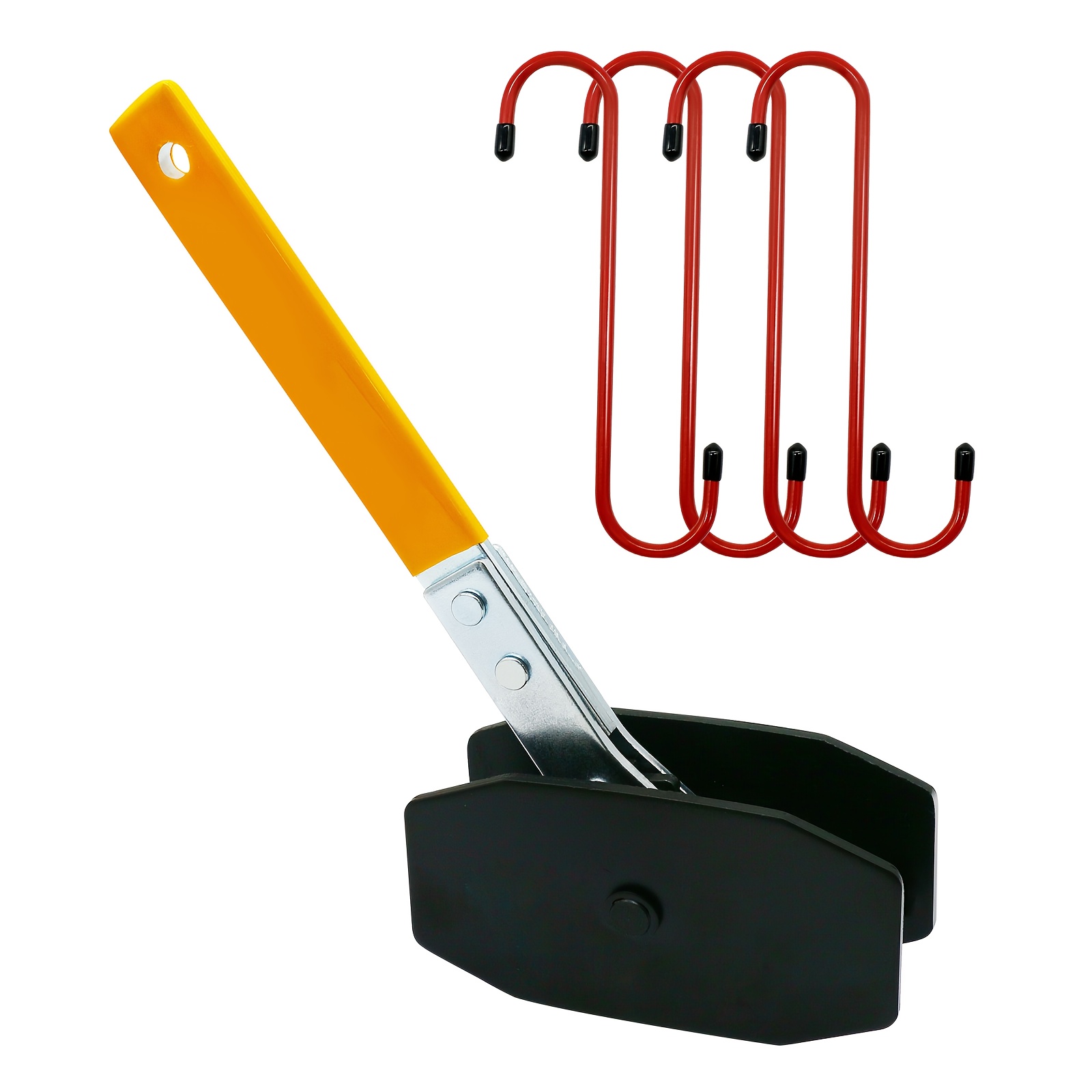 TEMU Brake Caliper Tool, 360 Degree Adjustable Ratchet Brake Caliper Piston Hanger With Dual Caliper Hangers, 4 In 1 Universal Disc Brake Caliper Press Tool With 4 Brake Caliper Hooks