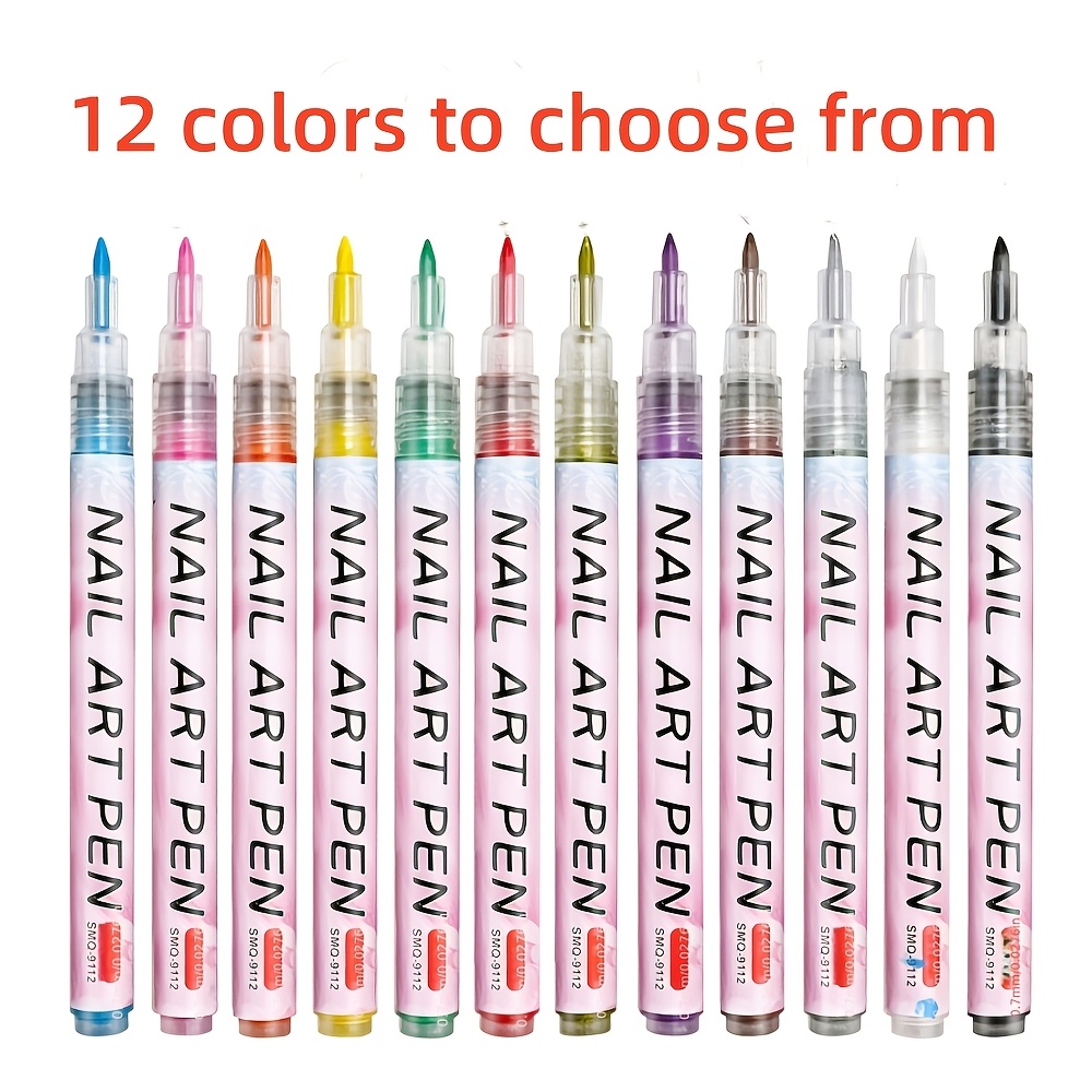 Image of 24 Colored Calligraphy Pens, Suitable For Stones, Wood, Canvas, Stones, Glass Ceramics - No Compressed Tip, Suitable For Smooth Application - Very Suitable For Diy Crafts, Holiday Gifts Art Projects