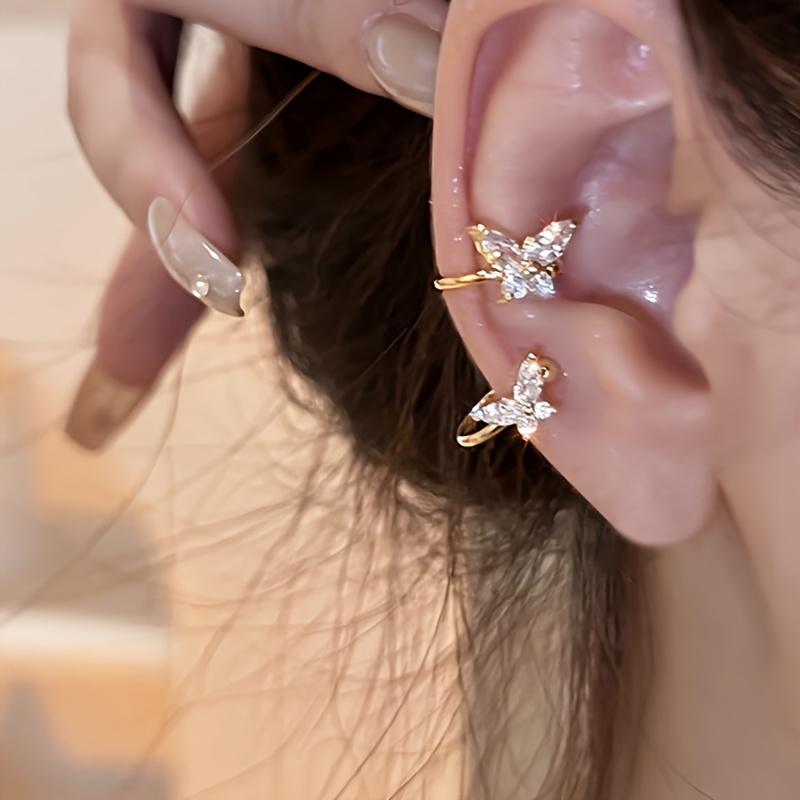Fashionable And Exquisite Non-piercing Ear Clips, Light Luxury High-end Earrings And Ear Accessories
