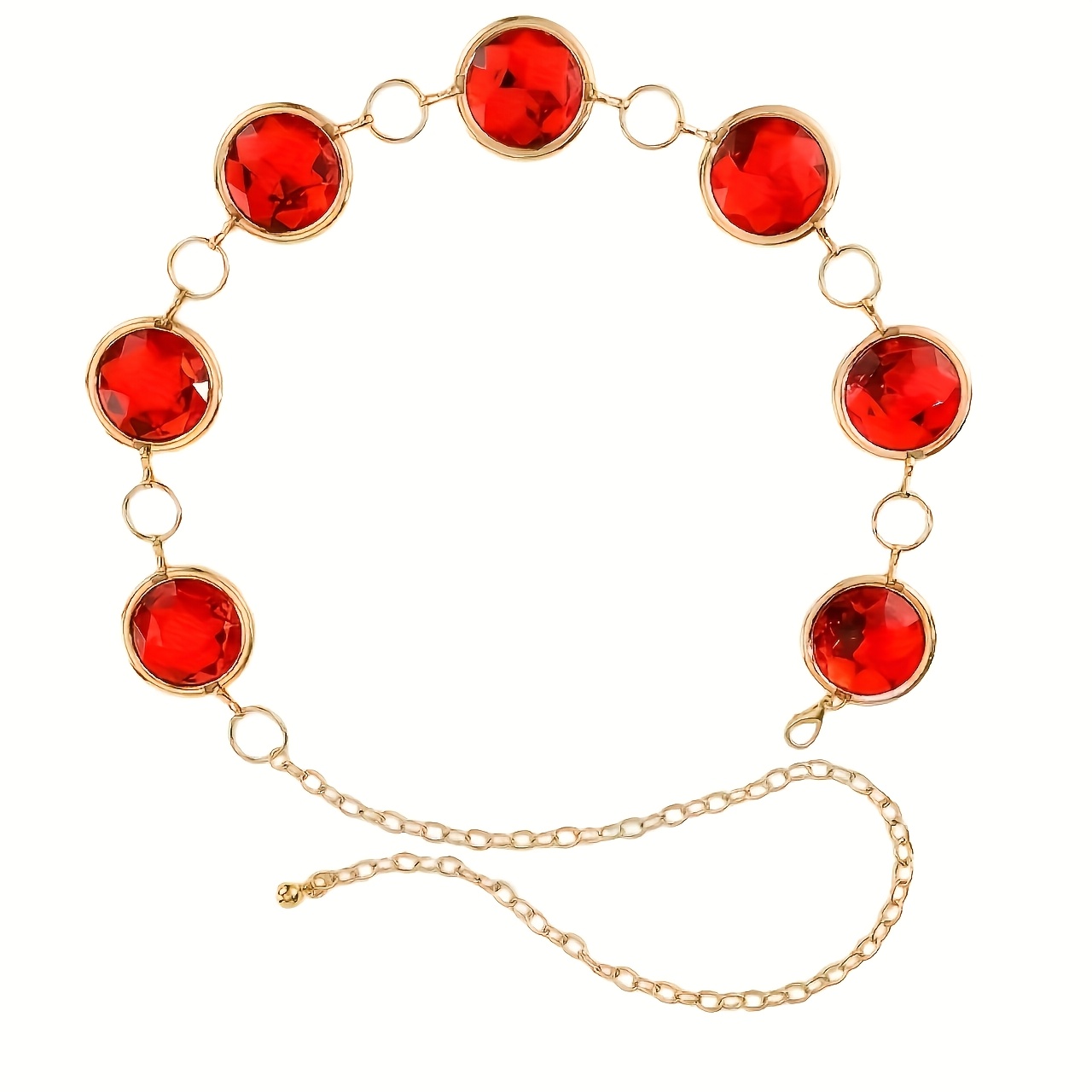 TEMU 1pc Versatile Women's Mirror-finish Casual Decorative Belt With , Christmas Decorative Belt