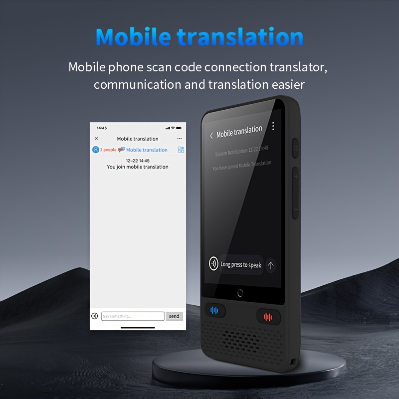 Traductor Electronico De Voz - Portátil Translador Inteligente