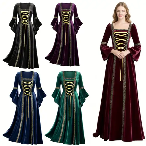 adult queen renaissance fair dress temu renaissance dress women sold on Temu United States
