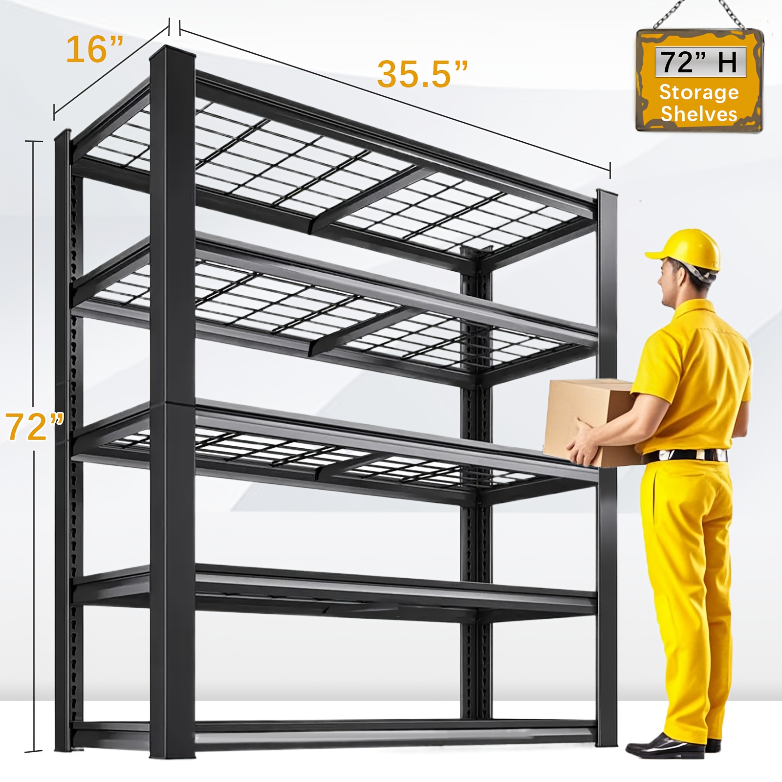 Garage Storage Shelves 72