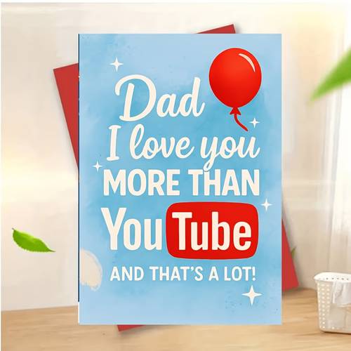 warm fathers day card dad i than and thats with elements suitable for gifting to father creative card sturdy and durable paper vibrant printing