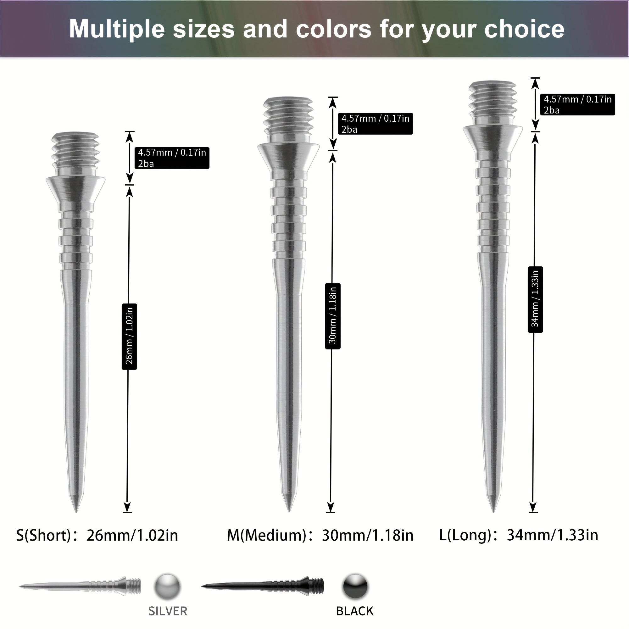 CYEELIFE 3-delig Dart Conversie naar Harde Stalen Naald