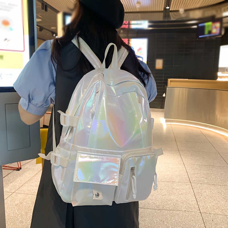 Large holographic backpack best sale