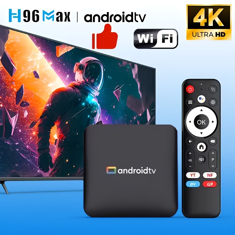 imagen del artículo       14   tv box, soporte 4  hdr10, wifi6 bt 5.0, 4k@60fps hd, ethernet 100m, asistente de voz de google, reproductor multimedia, mirroring cast, puertos dual usb 3.0 festival