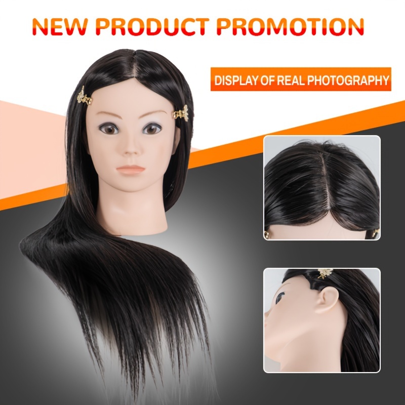 Salon Practice Head Model for Hair Styling