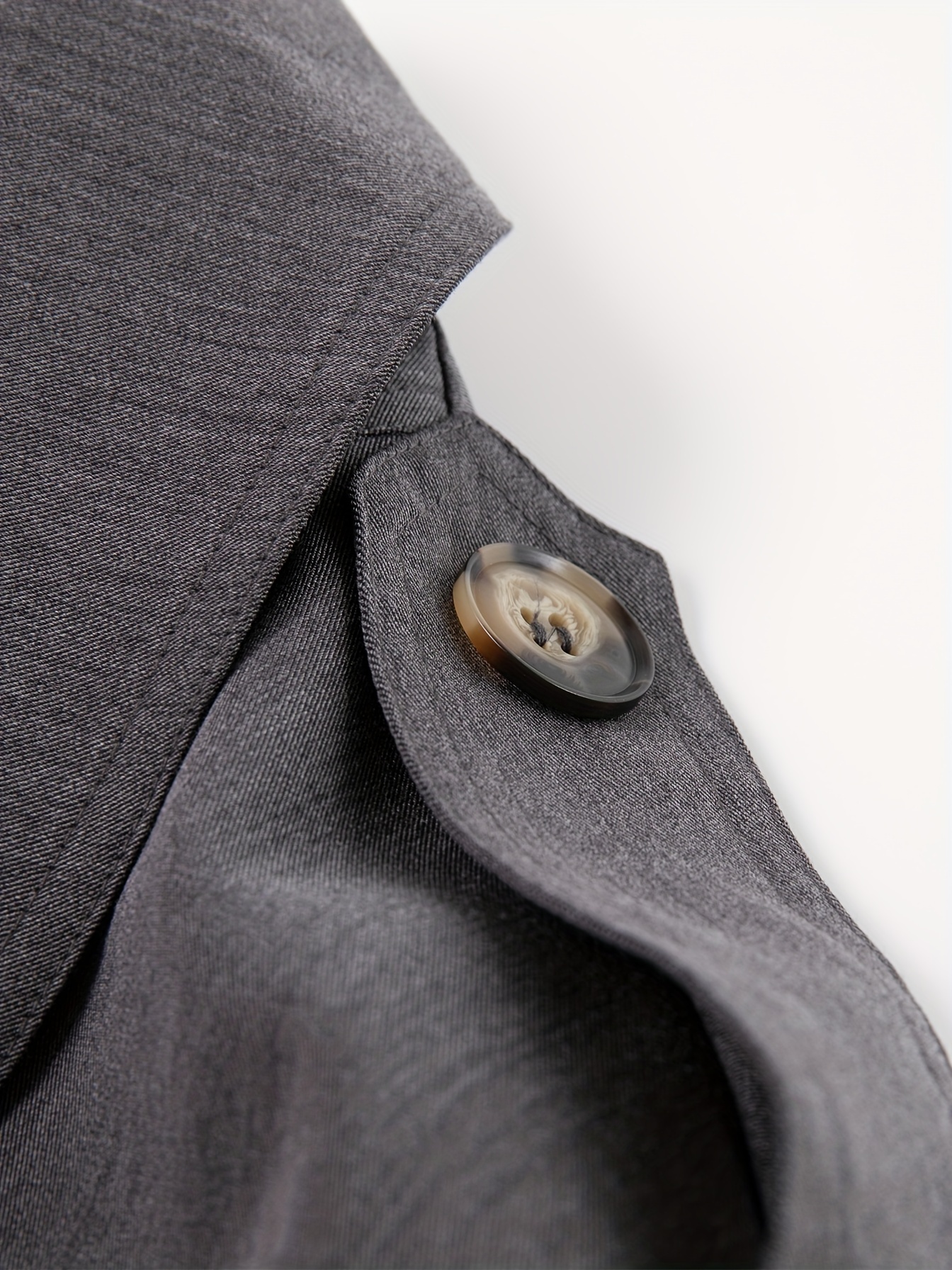 mo women's classic belted trench coat elegant drop - Temu Canada