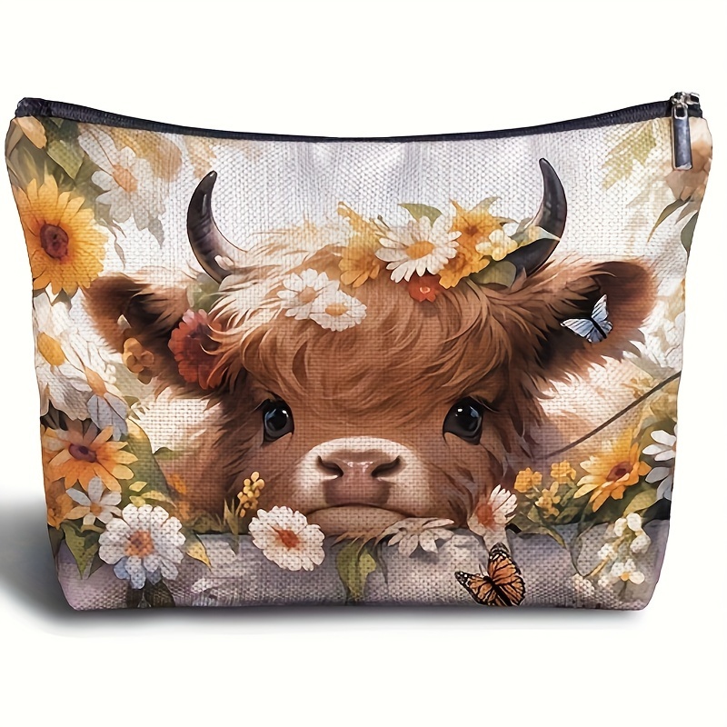 

Cow & Toiletry Bag - , Polyester , Unscented