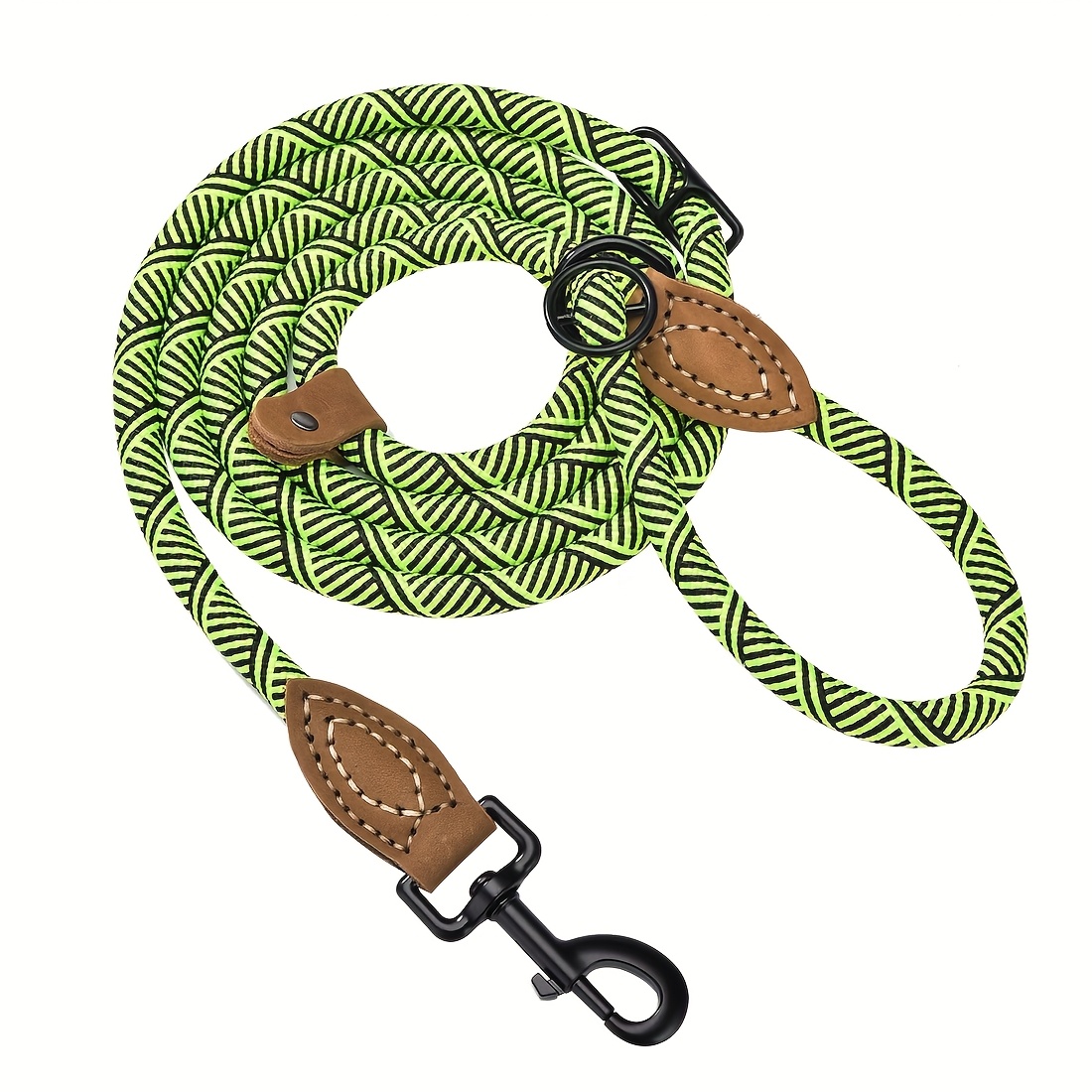 Universal Adjustable P-Leash for Large Dogs with Collar