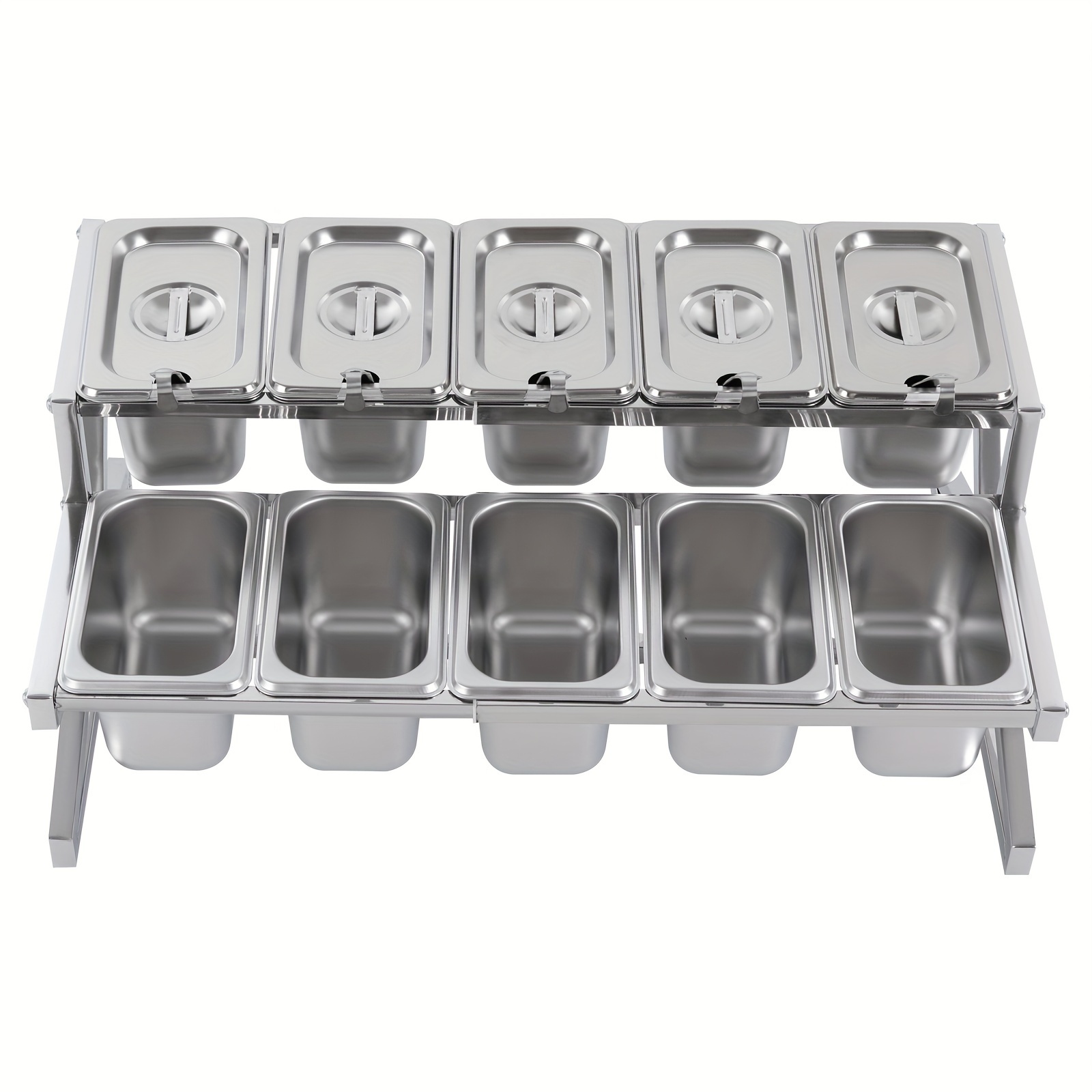 

Spice Rack Stainless Steel Organizer Shelf