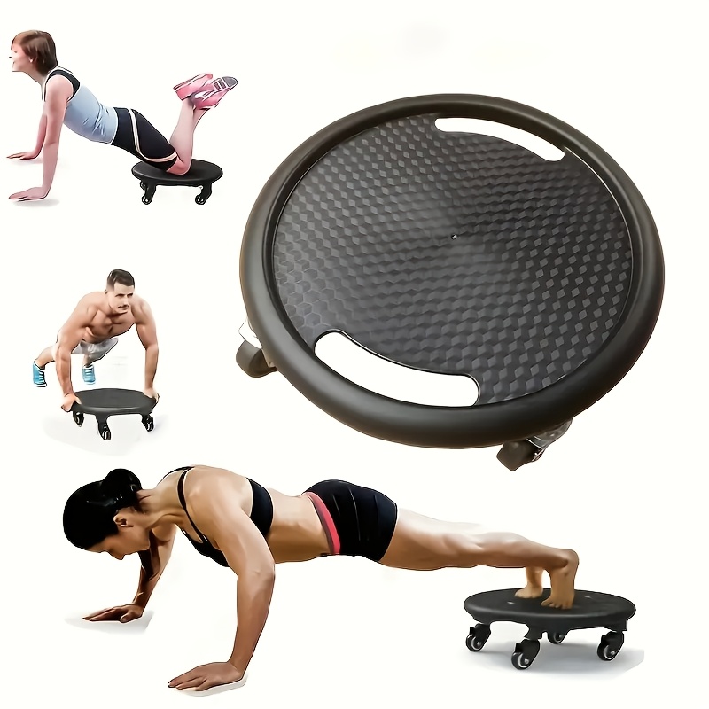 TEMU Abdominal And Core Coaster Strength With 4 Rollers, Ab Rollers Wheel Exercise Equipment For Home