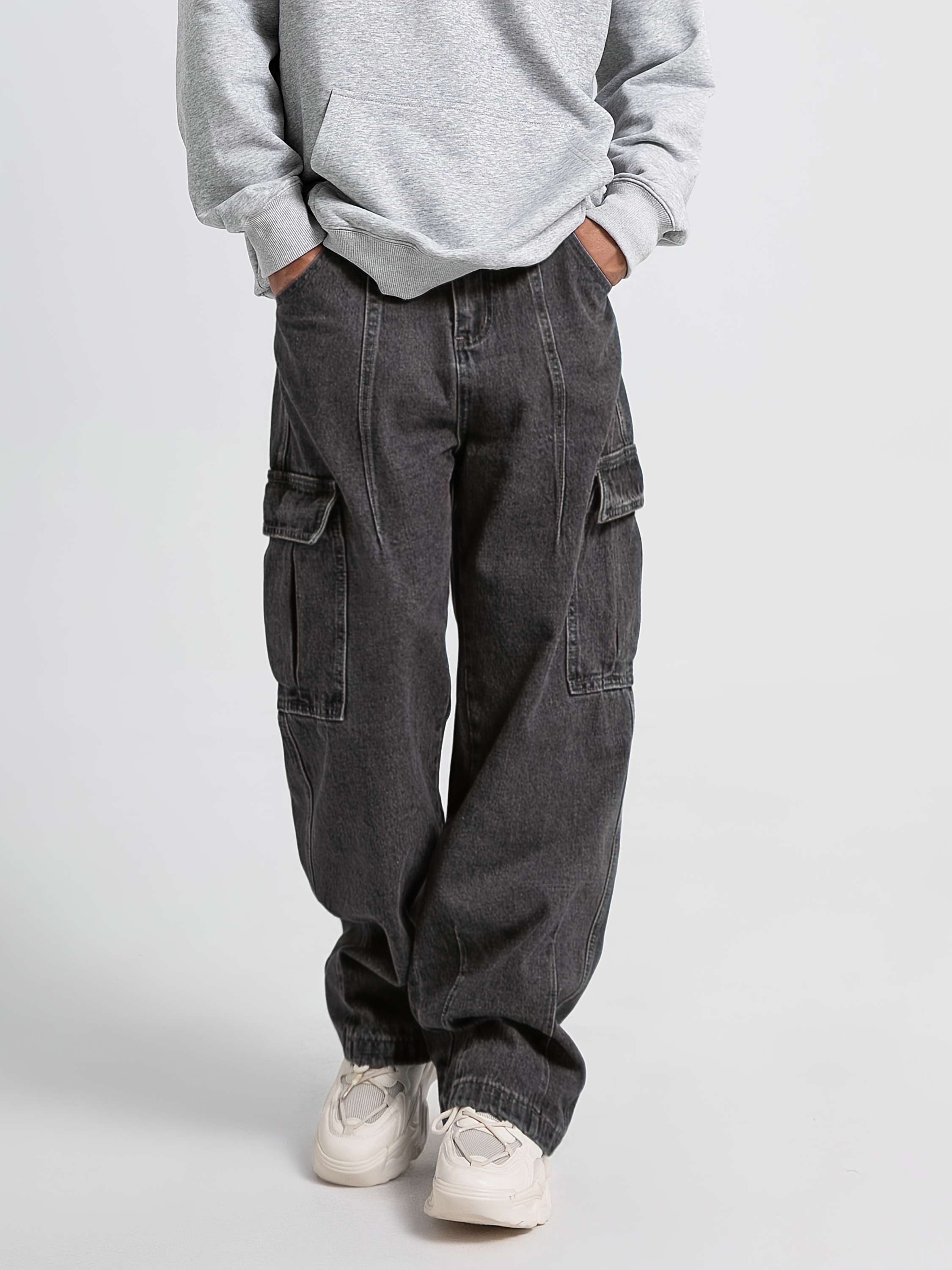 【SATIIIZ】Dieven track banding denim pants Dieven track banding denim pants - satiiiz