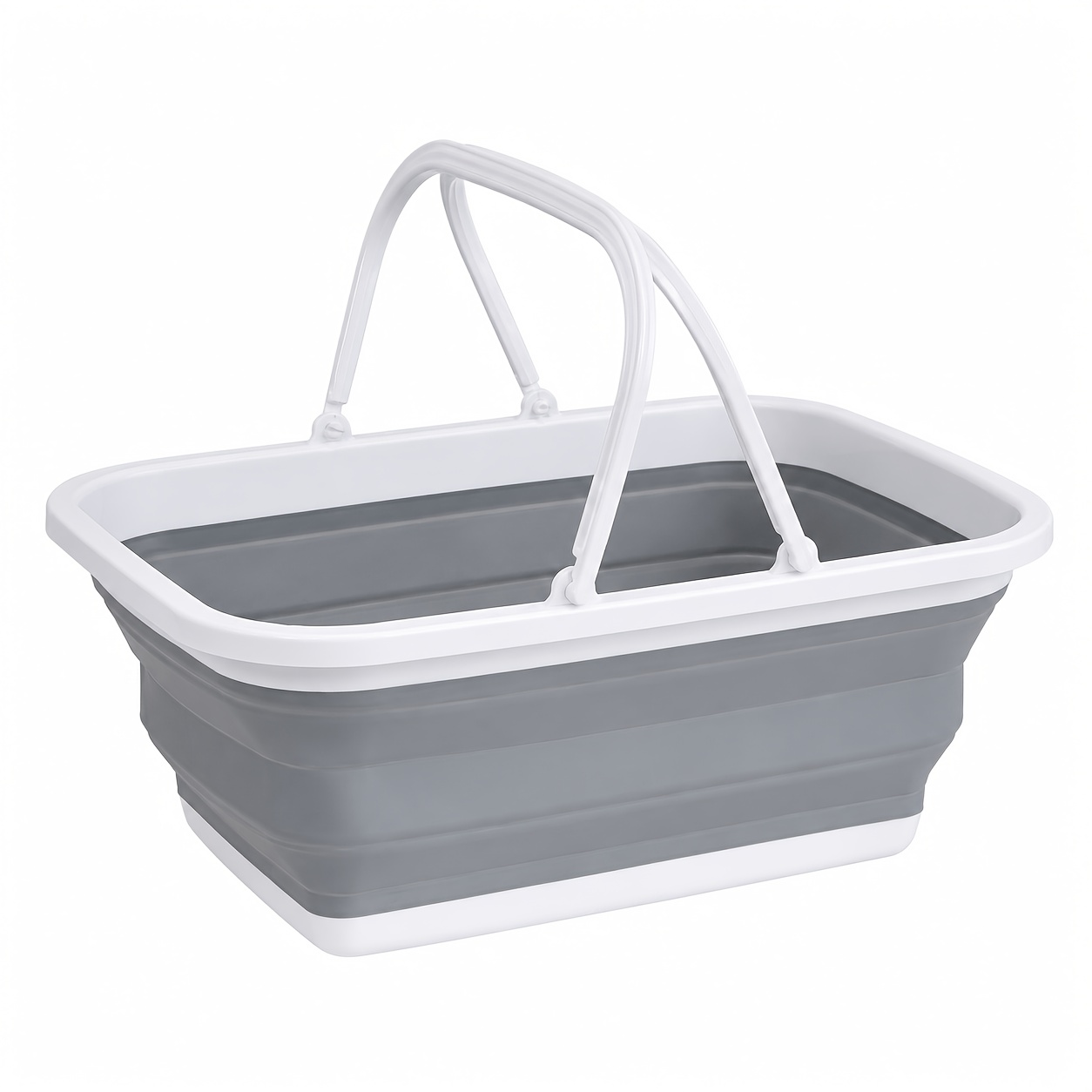 1pc Large Rectangular Multifunctional Folding Mop Bucket Foot Bath Bucket Draining Bucket Portable Plastic Bucket Large Capacity Square Bucket Home Storage Basin
