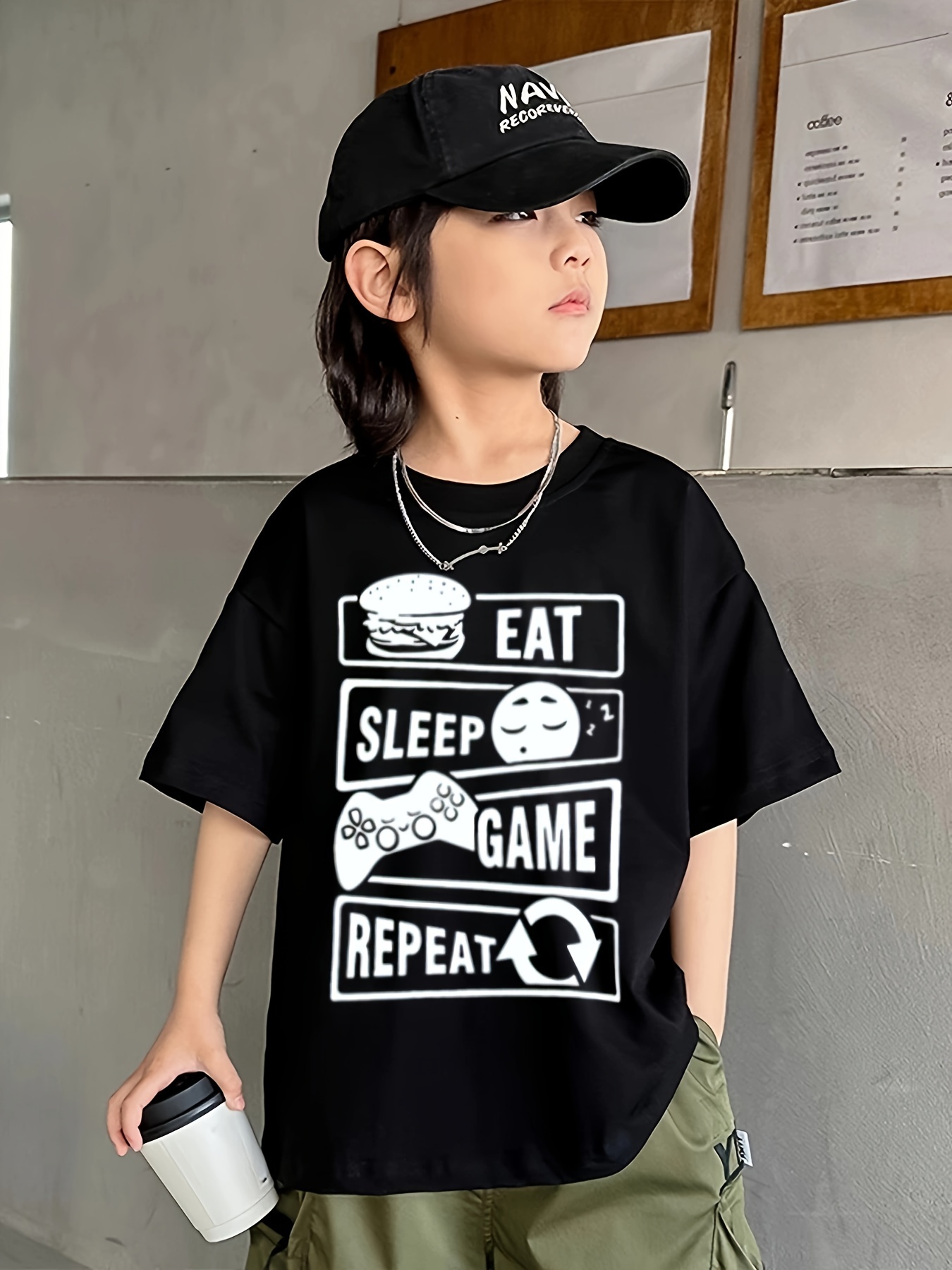 boy's short sleeve t shirt: summer new style kids' clothing Temu