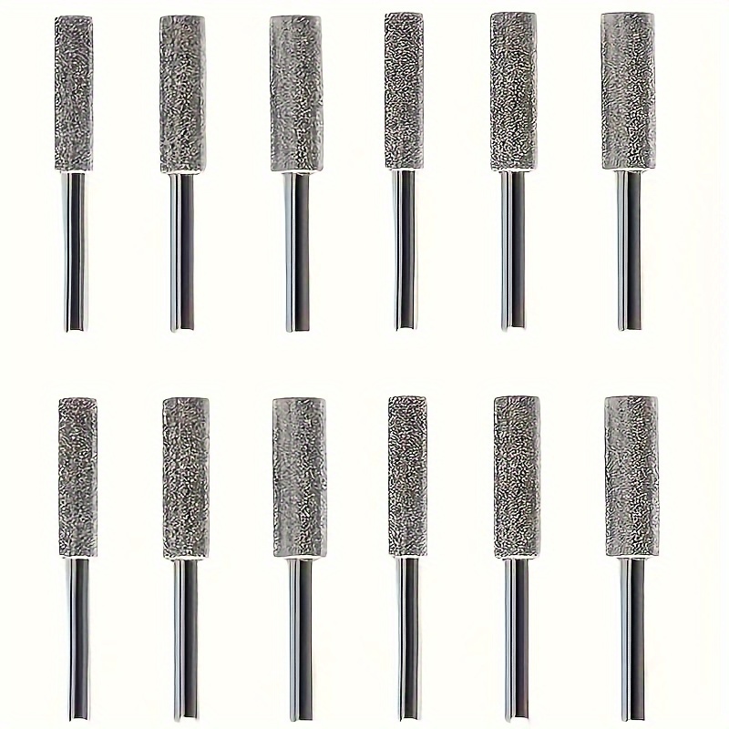 

Kit d'Affûtage de Tronçonneuse Diamant 12pcs - Affûtage Rapide et Haute Performance pour Echo & Poulan - Pierres Durables et Adaptées à l'Électricité avec Tailles de 1/8", 5/32" & 3/16