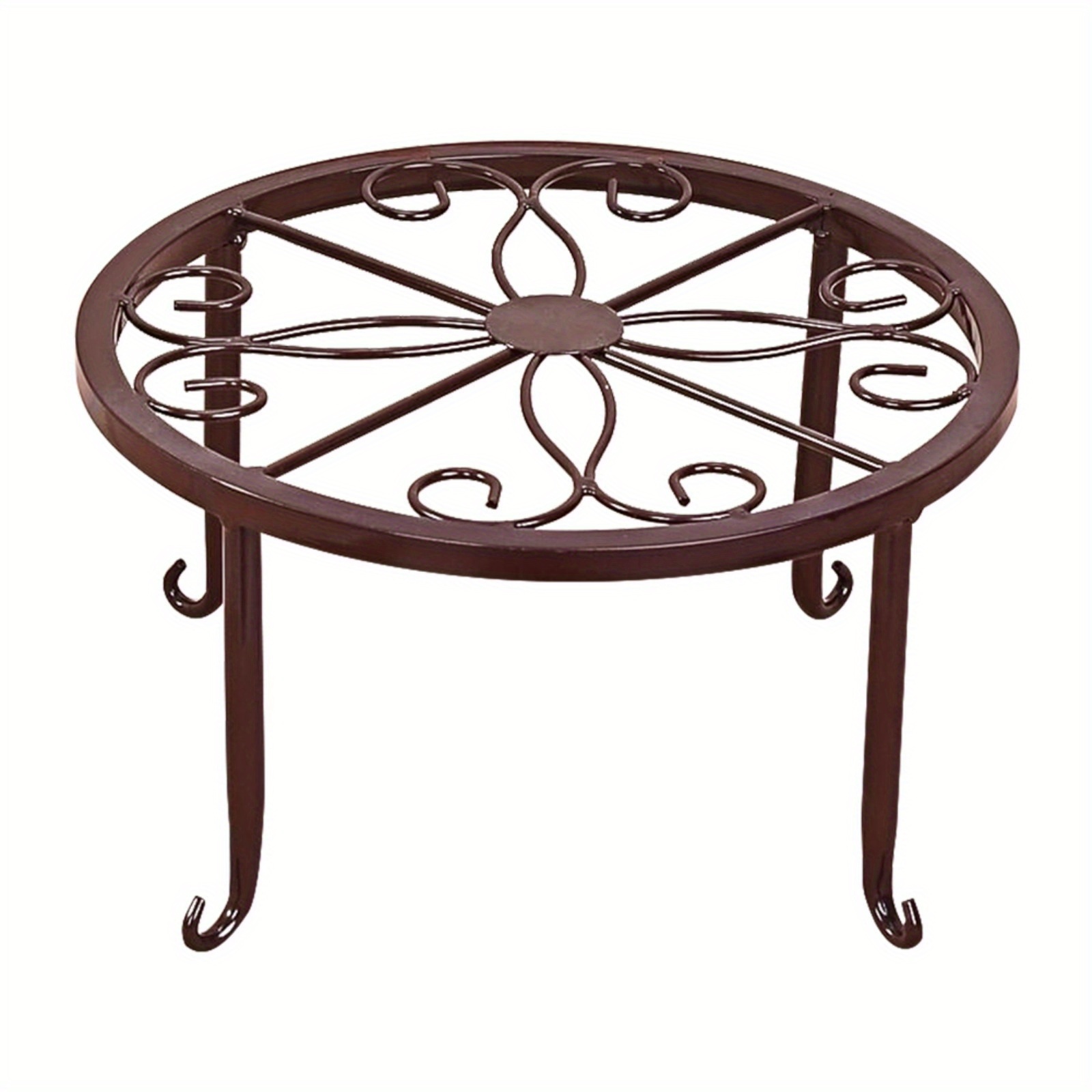 

Metal Potted Stand Rustproof Iron For Indoors Outdoors Iron
