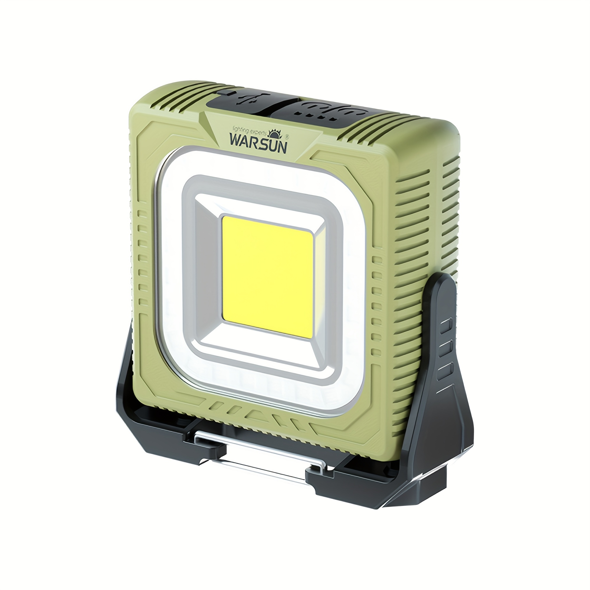 TEMU Warsun Rechargeable Led Camping Lantern Mini Tripod Work Light 6 , 1000 Lm High Portable Magnetic Flashlight, Lightweight Tent Light, For Camping, Repair, Emergency