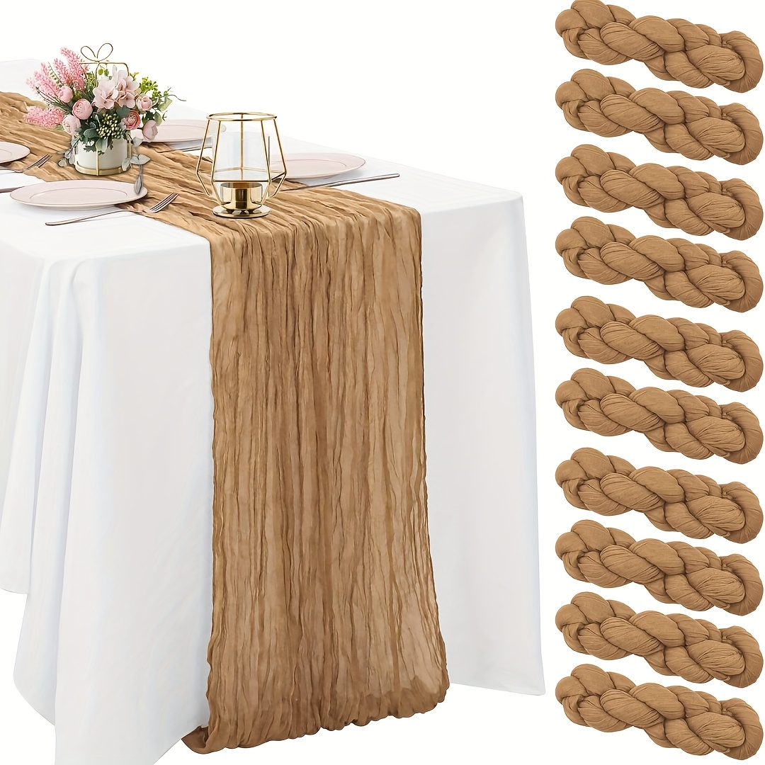 set 10 khaki käsegardinen tischdecken 10 fuß (ca. 3 8 meter)