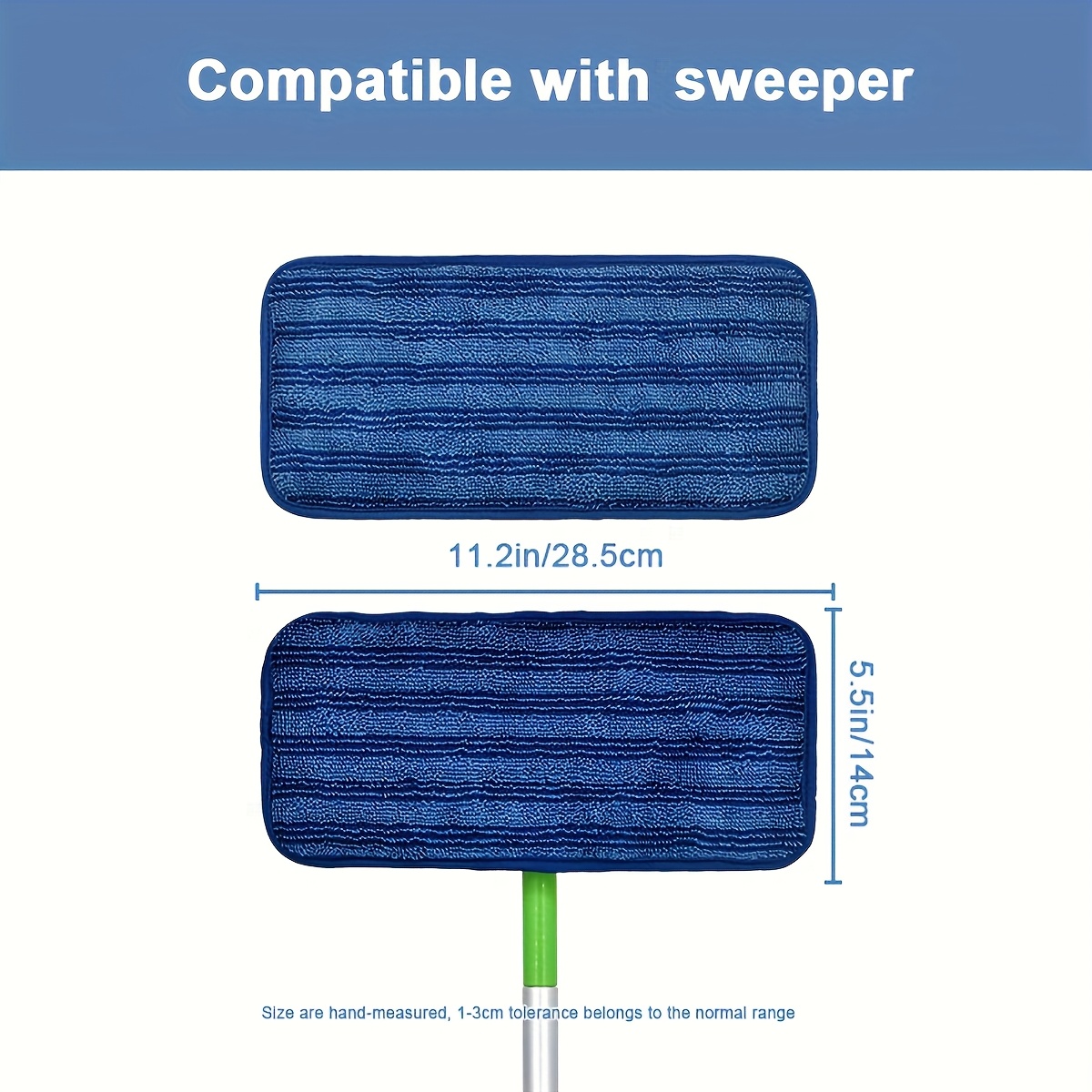 4   assembly microfiber mop pad compatible with   sweeper deep cleaning reusable dust removal refill pad   home cleaning details 0