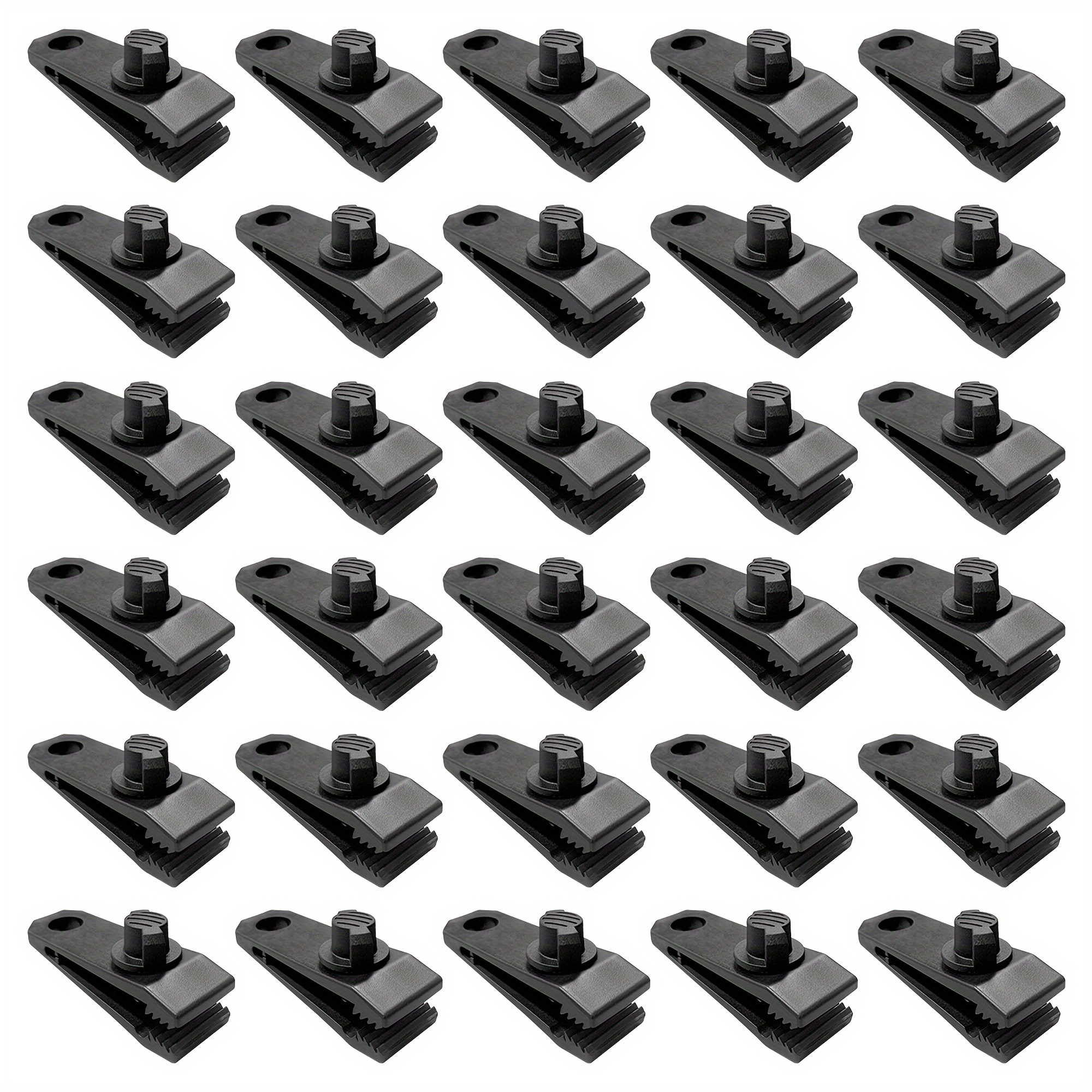 Image of Tarp Clips Heavy Duty Locking Clip Thumb Screw Tent Clip Fixing Tarp Awning , Set Used For Camping Tarp Awning Canopy Car Cover Swimming Pool Cover Boat Cover Etc.