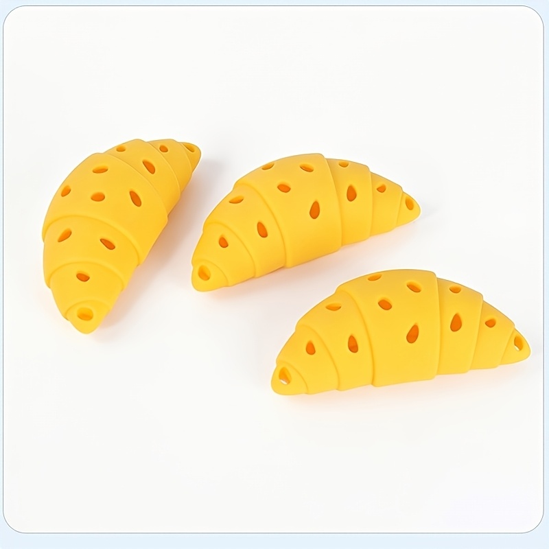 TEMU Dog Food Toy Cow Horn Shape Chew-resistant Small Dog Dental Grinding Brain Training Toy
