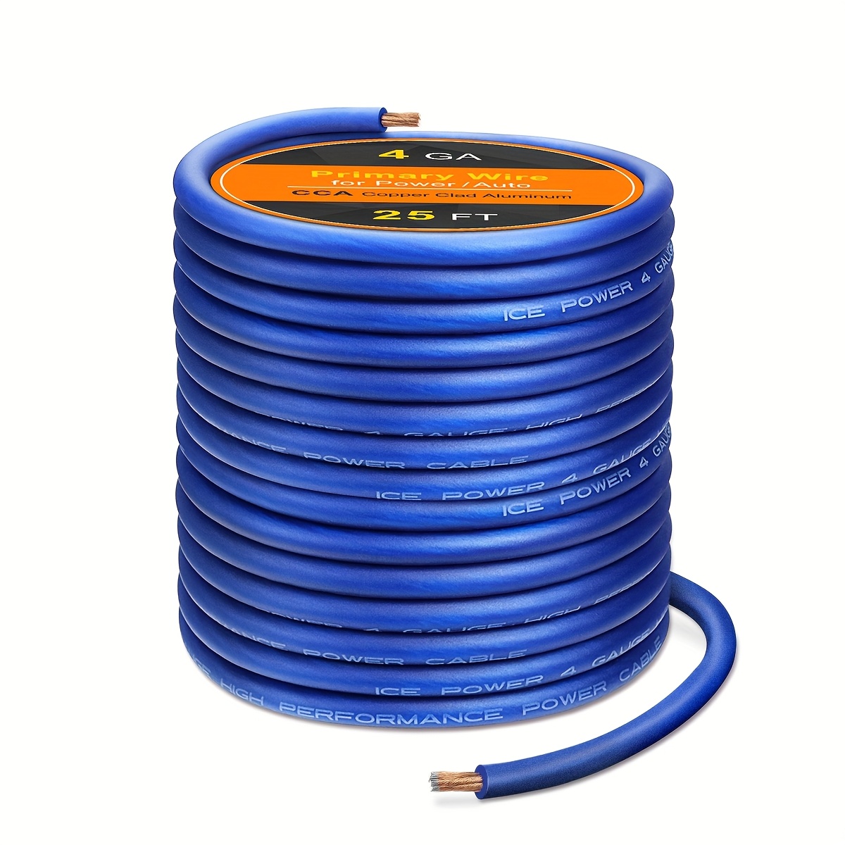 100 Ft. 16 Gauge Speaker Wire 50-Foot 12 Gauge BLUE Primary/Remote Wire &ndash; Sky High Car Audio Cable, AWG, Power Lead 100 Ft. 12 Gauge Wire