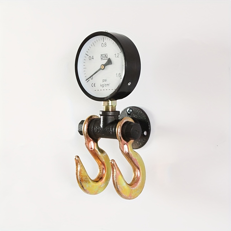 An Industrial- Hook Coat Rack With A Vintage Design, Perfect For Showcasing Personality And . Suitable For Bedrooms, Living Rooms, Kitchens, Or