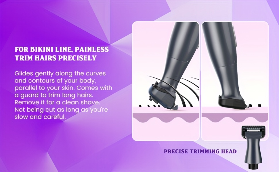 bikini trimmer for women   electric  s for   beige cordless body shaver for trips replaceable lady facial   electric shaver for eyebrows ear nose hair Product details 4