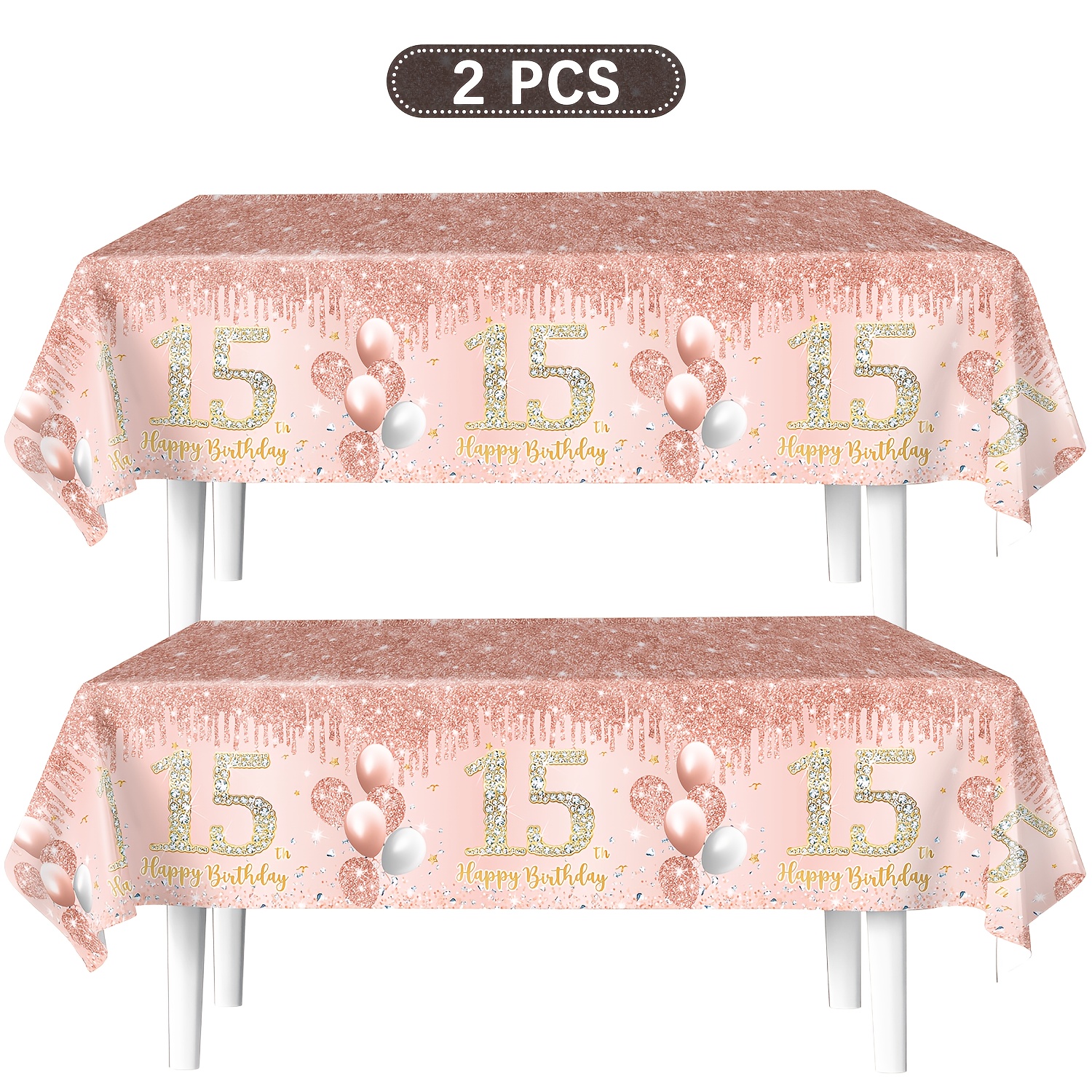birthday party decoration 2pcs   birthday party tablecloth pink   supplies suitable for   room outdoor party table decoration   birthday party supplies birthday party supplies