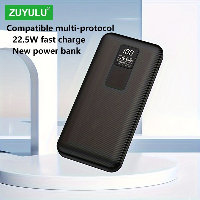 

Zuyulu 20000mah/10000mah Charging , Pd20w Charger Battery , Display/usb/-c , Suitable For Iphone/ Phone Electronic Devices, , Battery