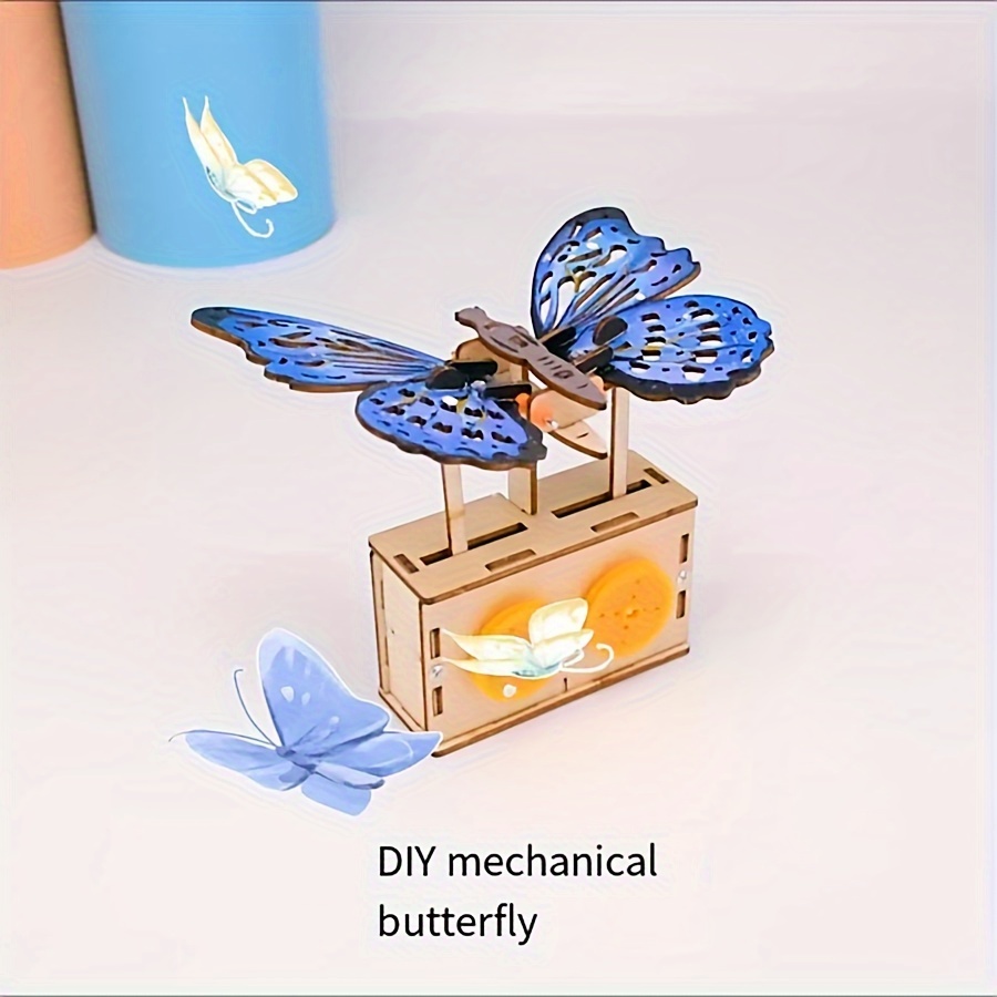 DIY Mechanical Butterfly Kit for Kids Science Experiment
