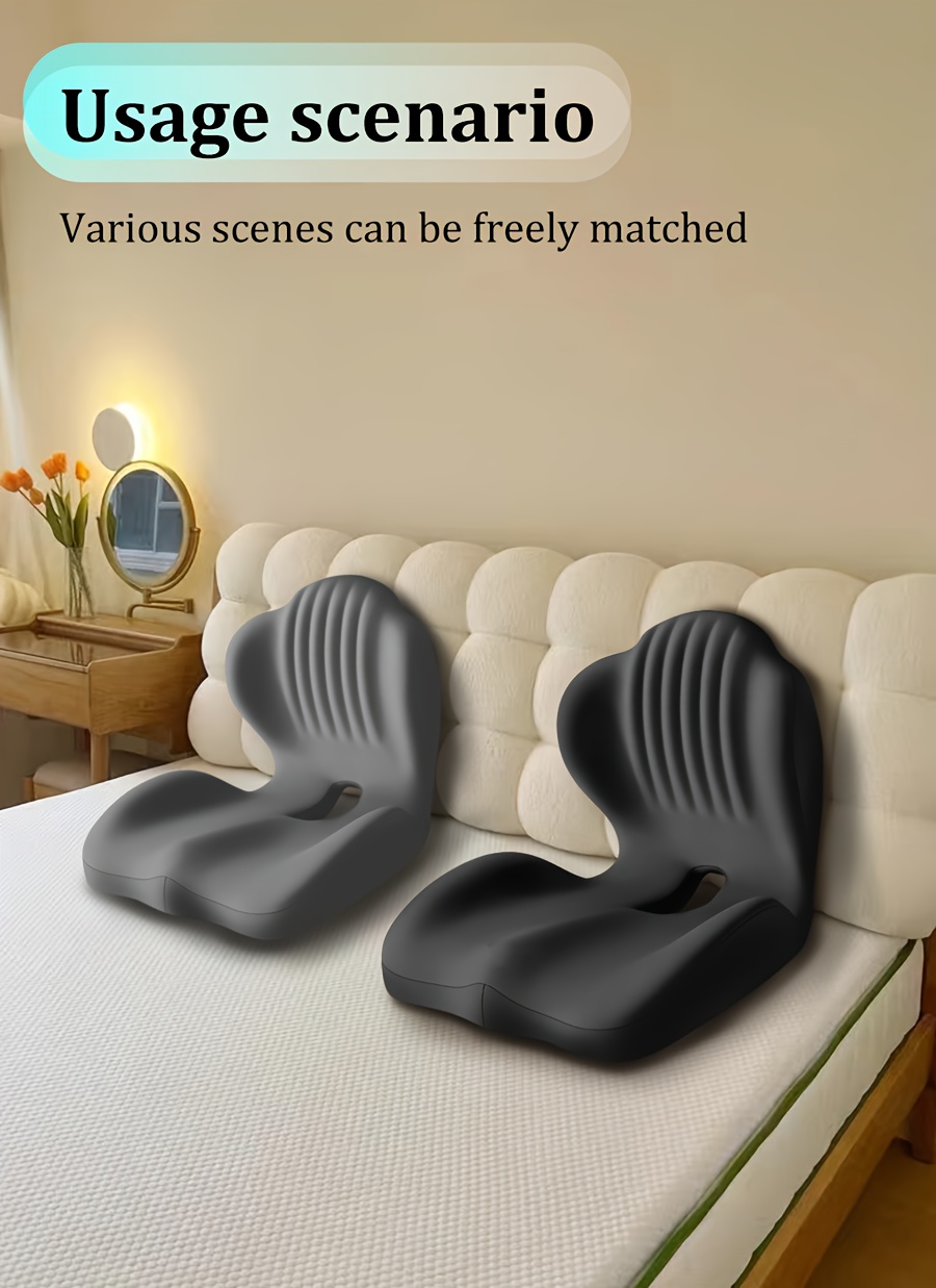 an hemorrhoid office integrated cushion enlarged and lengthened detachable and washable suitable for people who sit for a long time a great gift for the back to   christmas etc posture   lumbar support cushion supportive shape detachable cover slow rebound foam durable padding versatile cushion back support cushion office workers students Product details 9