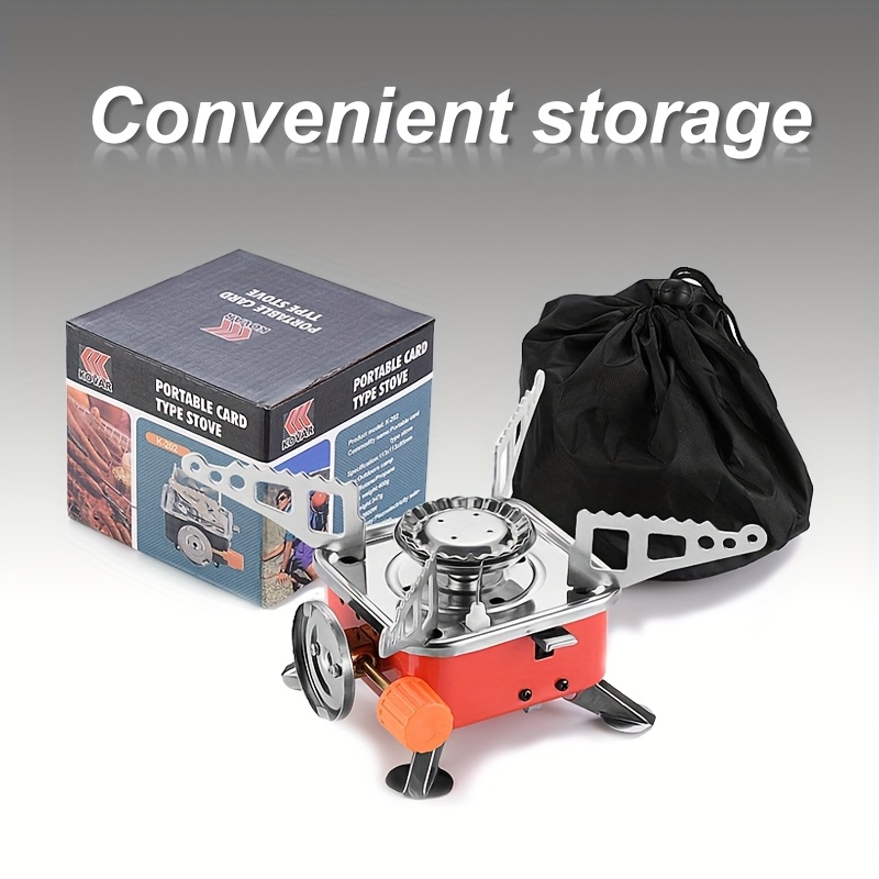 ultralight stainless steel camping stove windproof foldable design with adjustable legs ce mark compact portable outdoor cookware for survival hiking backpacking picnics emergency prep red camping stove portable backpacking essentials sturdy construction durable build adventure Product details 8
