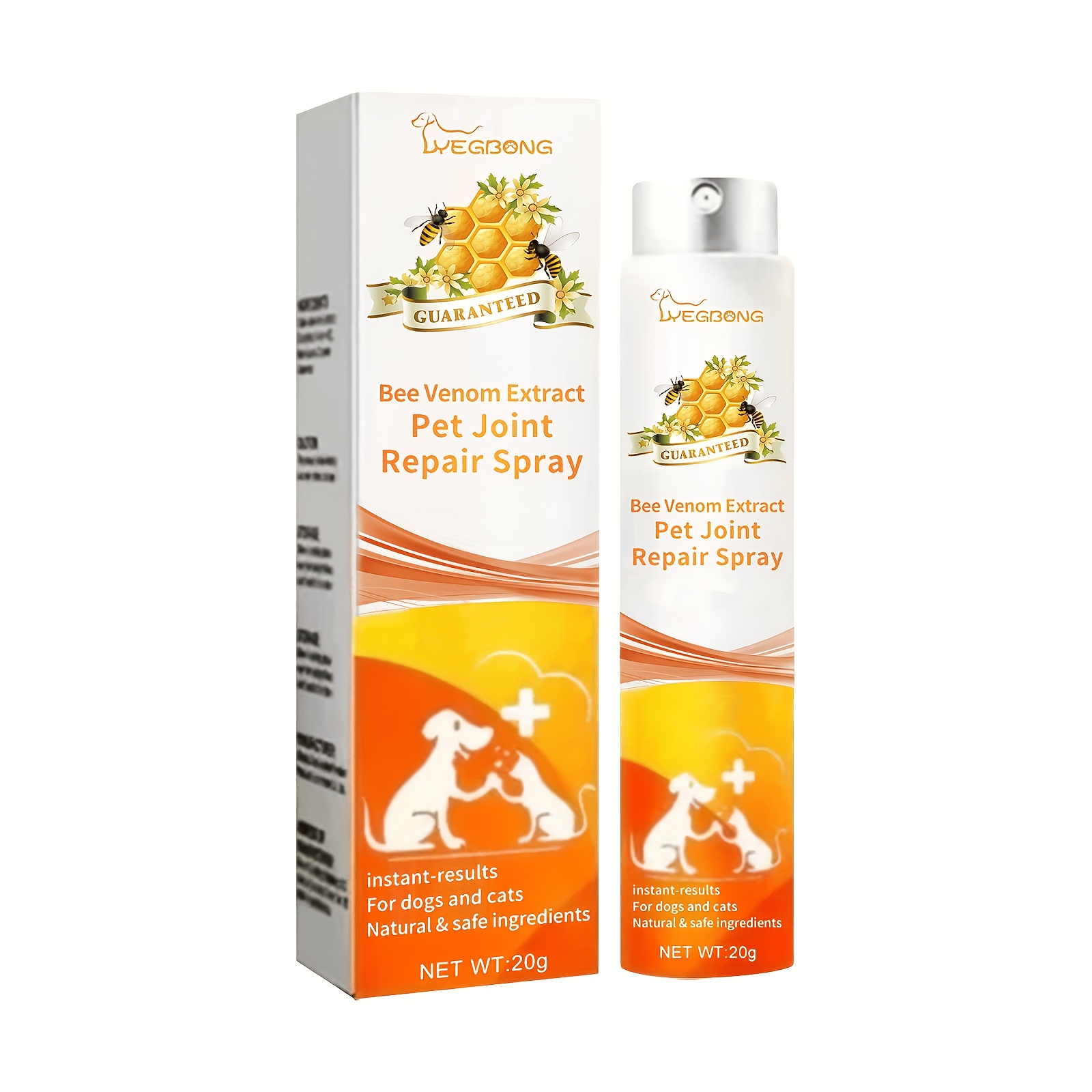 20G Pet-Specific Joint Care Spray, Gentle Topical Spray, Easy And Convenient to Use, Helps Flexible Joints, Enhances Mobility, Suitable for Cats And Dogs And Other Pets, Home Long-Term Care, Caring for Pet Bone And Joint Health, Without Battery - Image 8