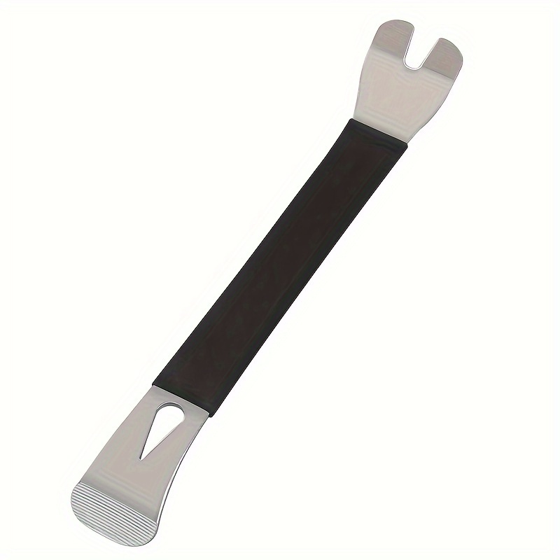 Sturdy Stainless Steel Tool For Removing Car Trim - Double-ended Tool For Door Panels, Audio Connectors, And Fasteners, Without Battery