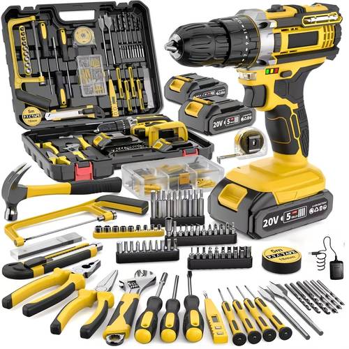 20v cordless impact drill drilling concrete walls powerful performance easy to drill holes can tighten screws 3 8 inch keyless 18 3 torque setting built in led light 35nm torque 2 0ah battery perfect gift
