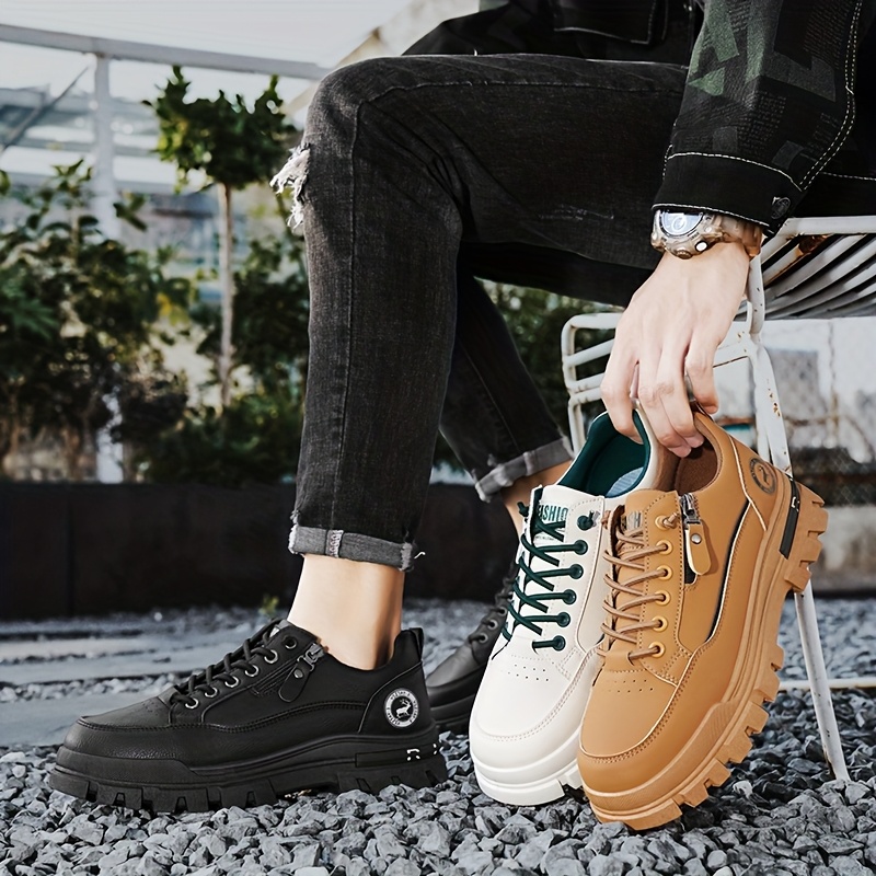 zapatillas moda hombres color corte Temu Ecuador