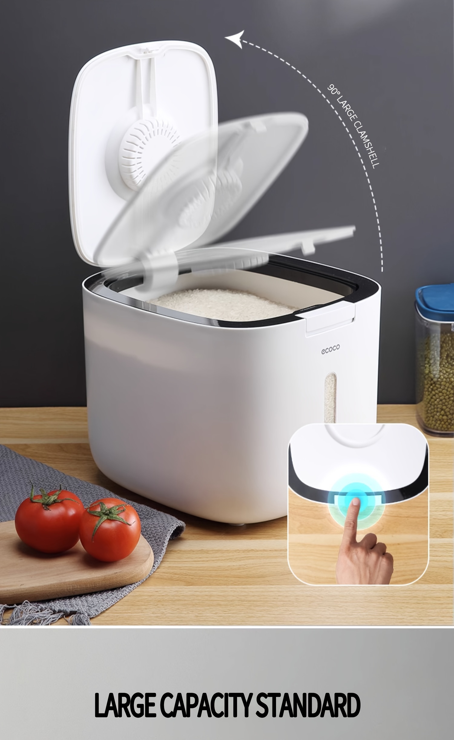 Amazon｜TXXM ライスバケット密封家庭用昆虫防具と防湿水槽貯蔵