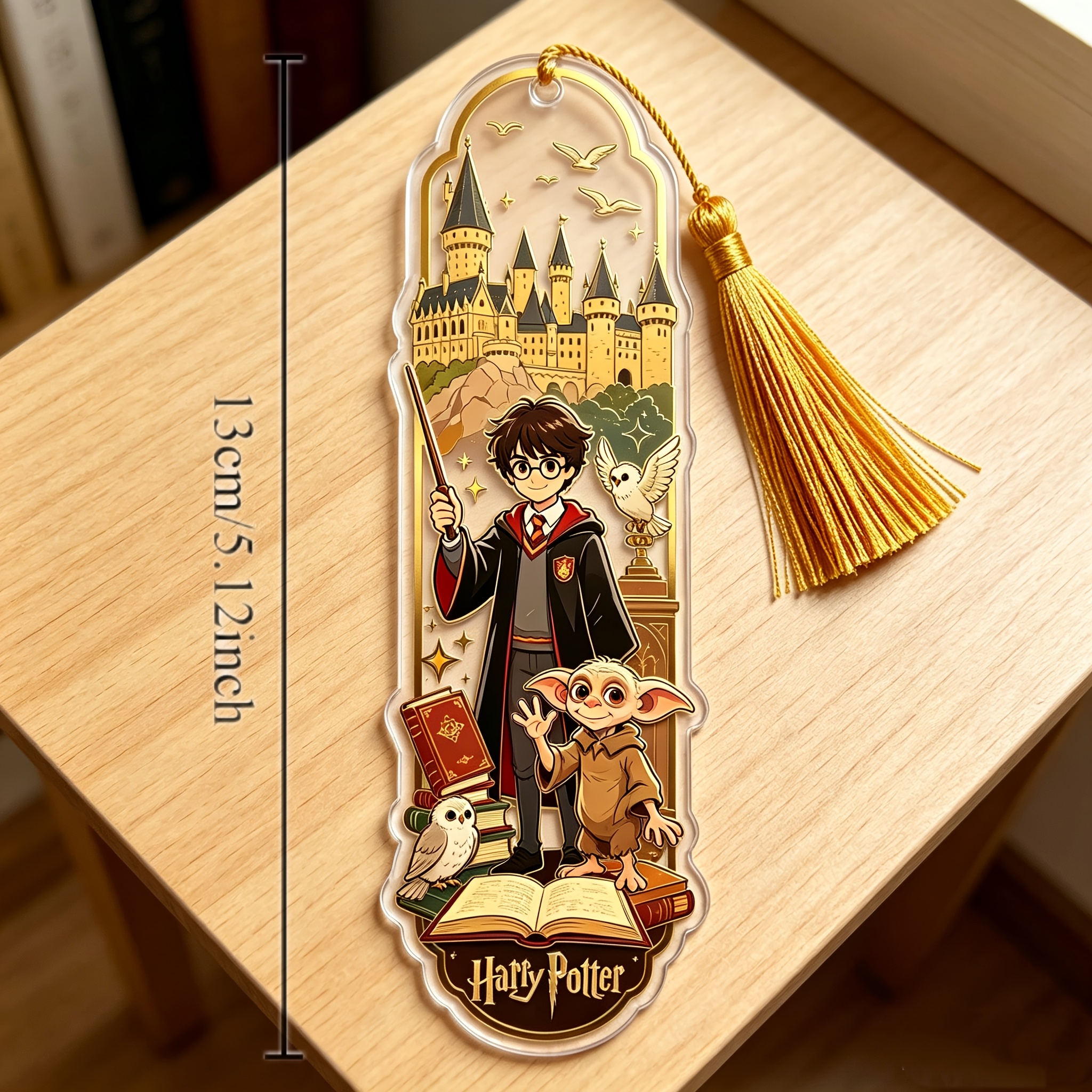 TEMU Segnalibri con licenza ufficiale e Dobby. Articoli per la con nappe abbinate per segnare . Stampa ad definizione con pellicola staccabile.