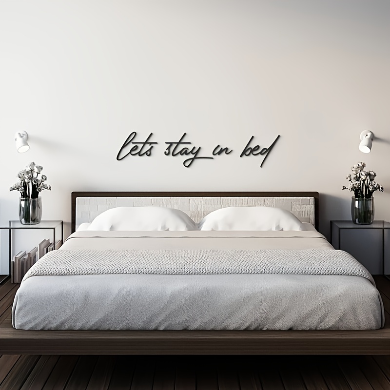 Image of A Set Of Text Perfect For Decorating Bedroom Beds, Featuring Self-adhesive Shine, Relaxation Phrases, Party Gifts, Housewarming Party Favors, And Winter Neighbor Presents
