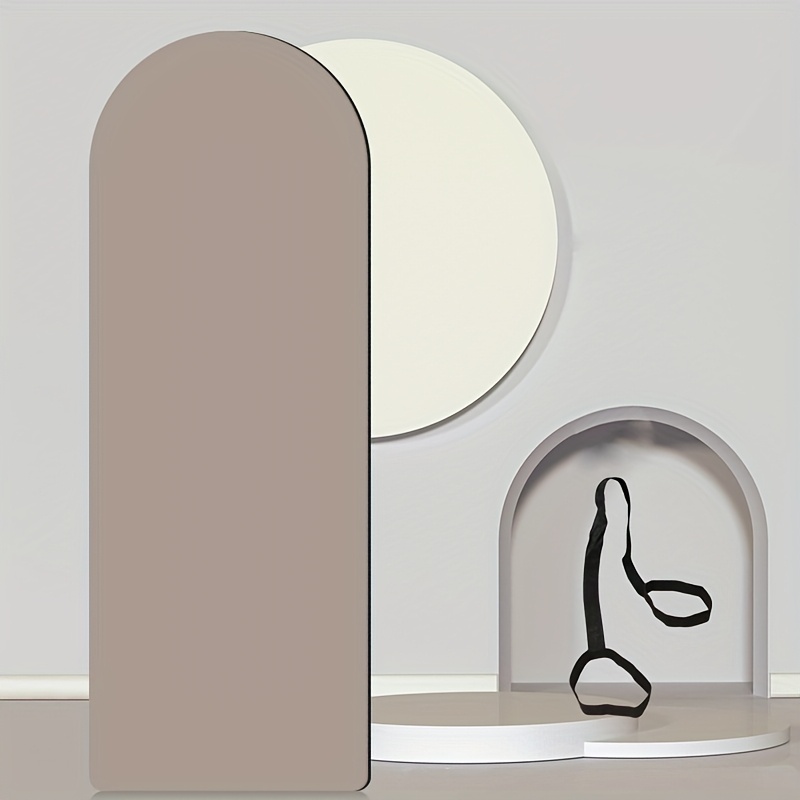 TEMU Bogenförmiger Gumm-Yoga-Mat mit Fitness-Eisboden-Mat, Pu-Yoga-Mat, halbkreisförmiger PU-Gumm-Yoga-Mat, Sportfitness-Mat, rutschfest,