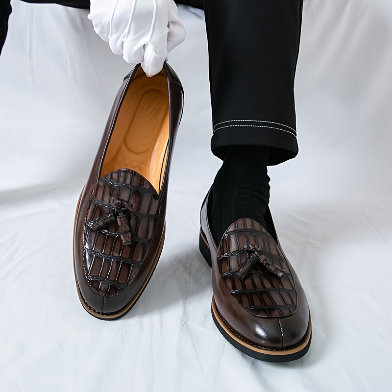 mens wide dress shoes sold on Temu Australia